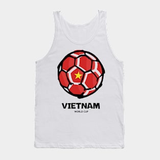 Vietnam Football Country Flag Tank Top